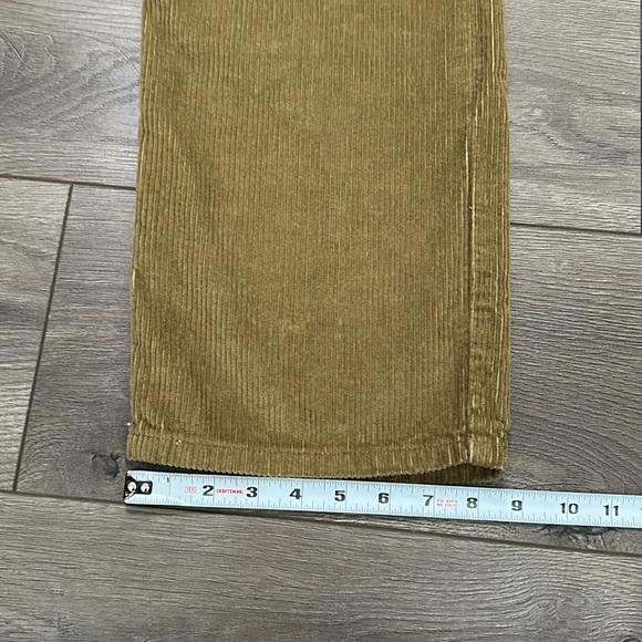 Levi's Low Pro Mid Rise Relaxed‎ Straight Corduroy Jeans Size 31 - Picture 12 of 13